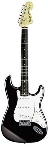 open zoom image for Fender Classic 70s Stratocaster Electric Guitar (Rosewood, With Gig Bag), Black