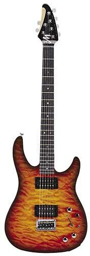 open zoom image for Brian Moore iGuitar8.13 Electric Guitar with Roland Interface, Vintage Sunburst