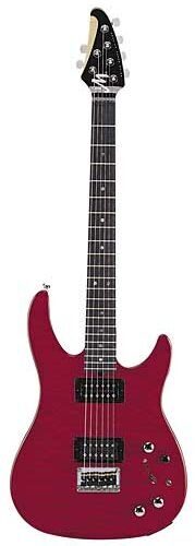 open zoom image for Brian Moore iGuitar8.13 Electric Guitar with Roland Interface, Transparent Red