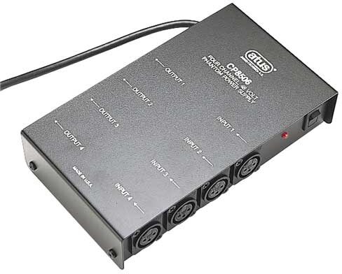 open zoom image for Audio-Technica CP8506 48VDC 4-Channel Phantom Power Supply, Main