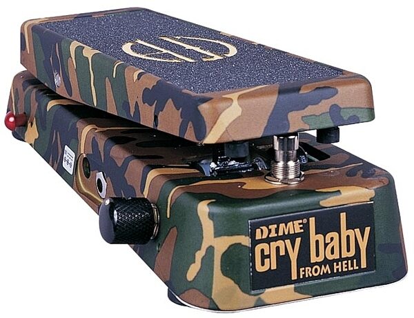 open zoom image for Dunlop Dimebag Darrell Cry Baby From Hell Wah Pedal, Black Camouflage, Main