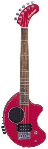 open zoom image for Fernandes Nomad Deluxe Electric Guitar with Effects, Candy Apple Red