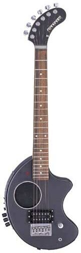 open zoom image for Fernandes Nomad Deluxe Electric Guitar with Effects, Metallic Black