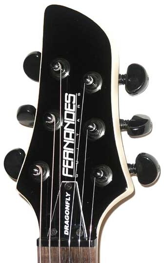 open zoom image for Fernandes DFX DragonFly X Electric Guitar, Headstock