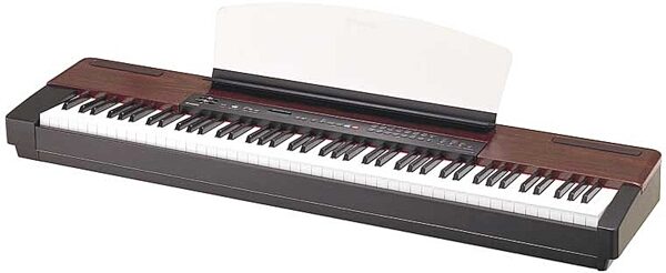 open zoom image for Yamaha P120 Electronic Piano (Black), Front Angle View