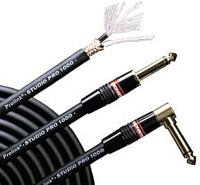 open zoom image for Monster Cable Studio Pro 1000 Instrument Cable (Straight 1/4 Inch Plugs), Main