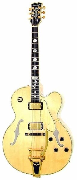 open zoom image for Samick HJS650T Semi-Hollow Electric Guitar with Tremolo, Main
