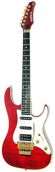 open zoom image for Samick Saber 21 Electric Guitar, Transparent Red