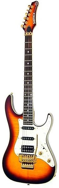 open zoom image for Samick Saber 21 Electric Guitar, Vintage Sunburst