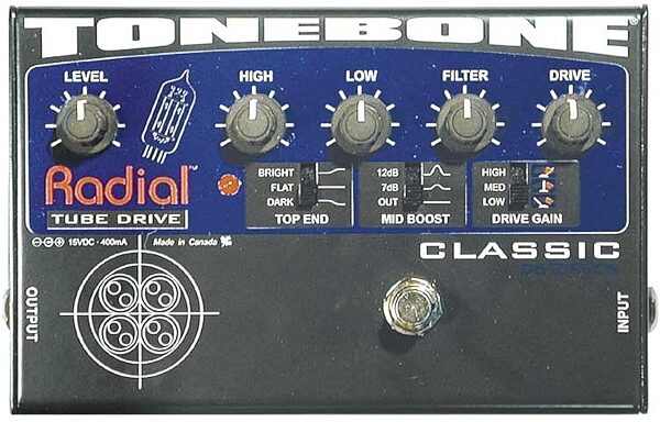 open zoom image for Radial Tonebone Classic Tube Distortion Pedal, Main