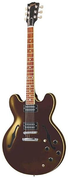 open zoom image for Gibson ES333 Memphis Series Semi-Hollow Electric Guitar (with Gig Bag), Worn Brown