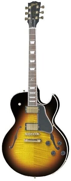 open zoom image for Gibson ES137 Classic Memphis Series Semi-Hollowbody Electric Guitar (with Case), Triple Burst