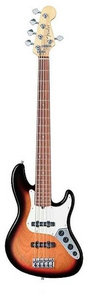open zoom image for Fender American Deluxe Jazz Bass V (Pao Ferro, With Case), 3-Color Sunburst