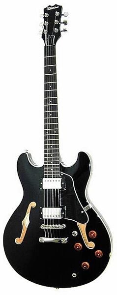 open zoom image for Silvertone SSLA30 Electric Guitar, Black