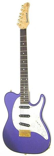 open zoom image for Samick Rangercaster 3 Electric Guitar, Metallic Purple