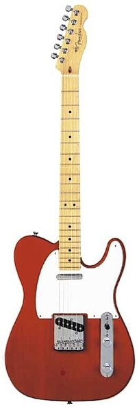open zoom image for Fender Highway 1 Telecaster Electric Guitar (Maple, With Gig Bag), Crimson Red Transparent