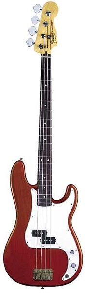 open zoom image for Fender Highway 1 U.S. Special Precision Bass (Rosewood, With Gig Bag), Crimson Transparent