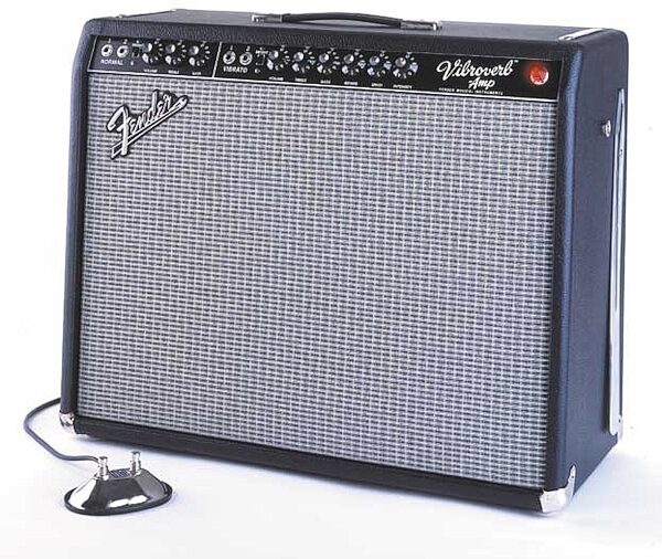 open zoom image for Fender 64 Vibroverb Custom Guitar Amplifier (40 Watts, 1x15 in.), Main