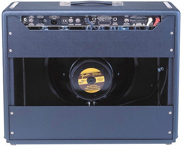 open zoom image for Fender 64 Vibroverb Custom Guitar Amplifier (40 Watts, 1x15 in.), Rear