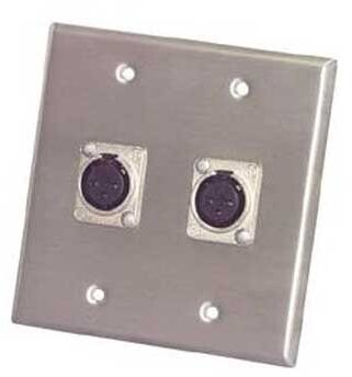 open zoom image for Pro Co WP2034 Double Wall Plate with Dual Female XLR, Main