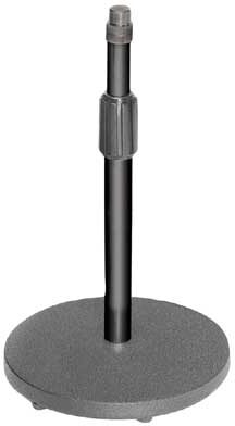 open zoom image for On-Stage DS7200 Adjustable Desktop Microphone Stand, Black, Black