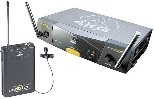 open zoom image for AKG WMS40DV407 Diversity Lavalier Wireless System with C407 Lapel Microphone, Main