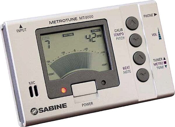 open zoom image for Sabine MT9000 MetroTune Chromatic Tuner and Metronome, Main