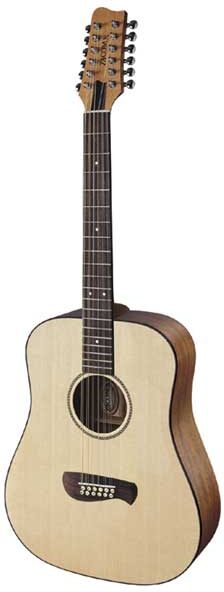 open zoom image for Tacoma DM912 12-String Acoustic Guitar with Case, Main