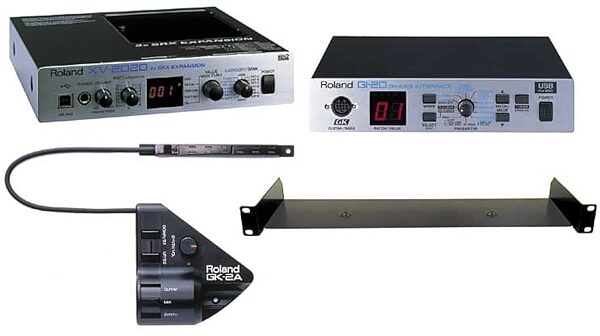open zoom image for Roland GI20, XV2020, GK2AH, and RAD50 Guitar Synth Package, Main