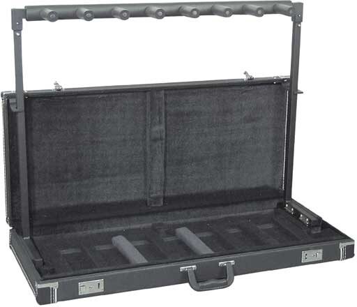 open zoom image for RockStand by Warwick Hardshell Folding 7-Guitar Stand, Main