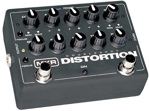 open zoom image for MXR M151 Doubleshot Distortion Pedal, Main