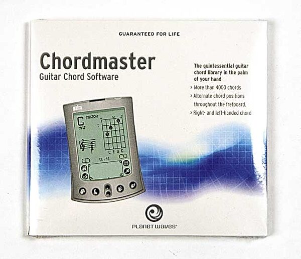 open zoom image for Planet Waves Chordmaster Palm Guitar Software for Palm, Main
