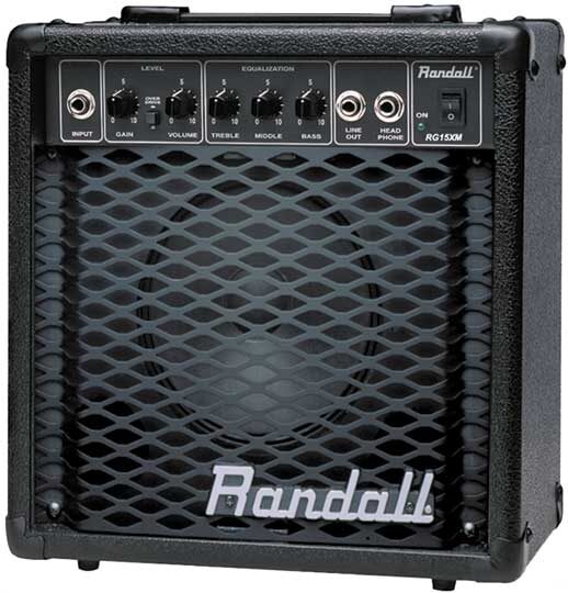 open zoom image for Randall RG15XM Guitar Combo Amplifier (12 Watts, 1 x 8 in.), Main