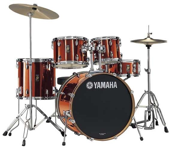 open zoom image for Yamaha RD2F56W 5-Piece Rydeen Drum Kit, Garnet Red