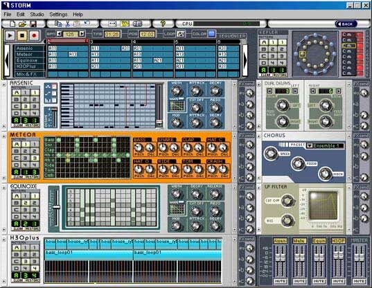 open zoom image for Arturia Storm Virtual Music Studio (Macintosh and Windows), Version 2 Alternate