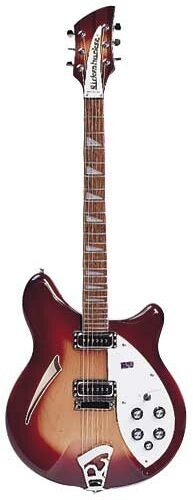 open zoom image for Rickenbacker 360 Semi-Hollowbody Electric Guitar (with Case), Fireglo