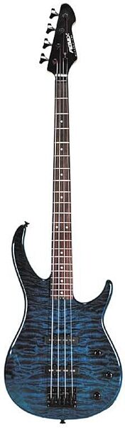 open zoom image for Peavey Millennium Bass 4 Quilt Top BXP Electric Bass, Transparent Blue