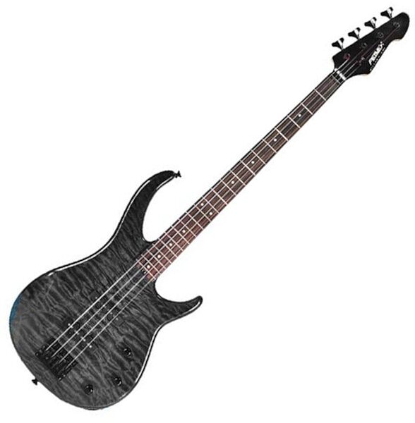 open zoom image for Peavey Millennium Bass 4 Quilt Top BXP Electric Bass, Transparent Black