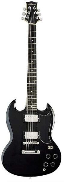 open zoom image for Silvertone Rockit 21 Electric Guitar, Liquid Black Guitar
