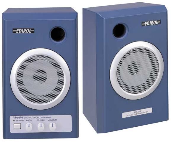 open zoom image for Edirol MA5A Analog Desktop Powered Monitors, Main
