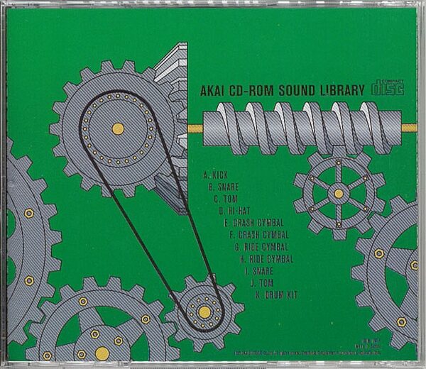 open zoom image for Akai CD-Rom CD-ROM Sound Library Volume 3 Drums, Rear
