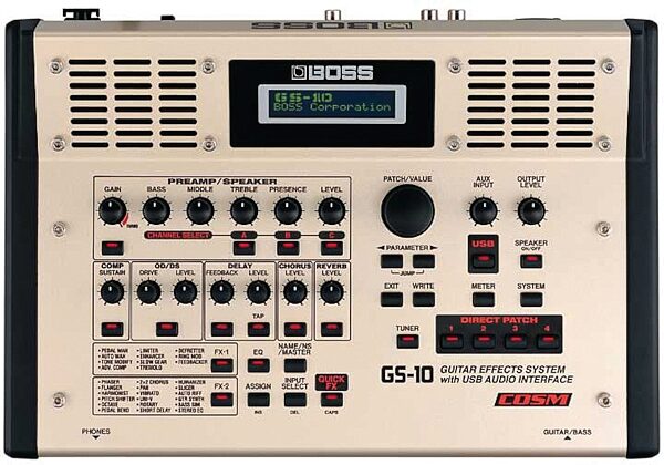 open zoom image for Boss GS10 Table Top Guitar Multi-Effects Processor, Main
