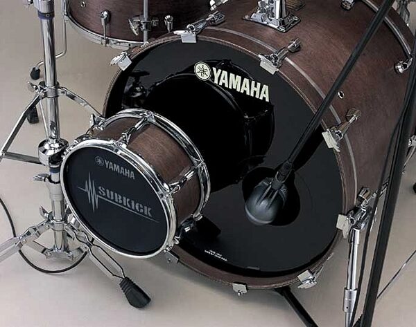 open zoom image for Yamaha SKRM100 SUBKICK Low Frequency Capture Microphone, In Use