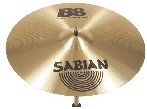 open zoom image for Sabian B8 16" Medium Crash Cymbal, Main