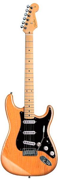 open zoom image for Fender American Series Stratocaster (Maple, With Case), Butterscotch Blonde