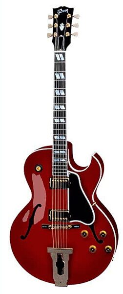 open zoom image for Gibson Custom L-4 CES Archtop Electric Guitar (with Case), Wine Red