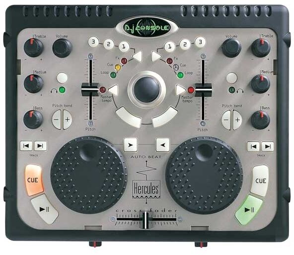 open zoom image for Hercules DJ Console USB DJ/Audio Interface (Macintosh), Top