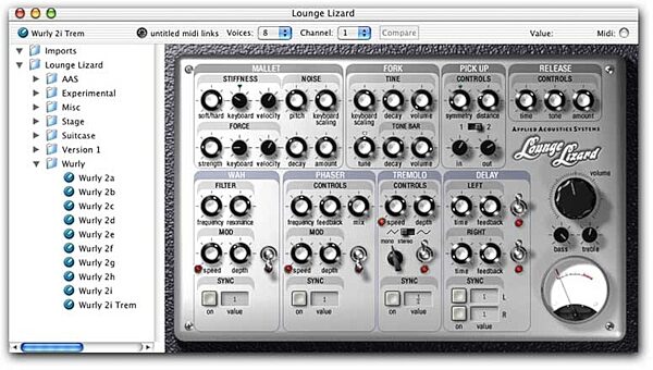 open zoom image for Applied Acoustics EP2 Lounge Lizard Piano Software (Macintosh and Windows), Main
