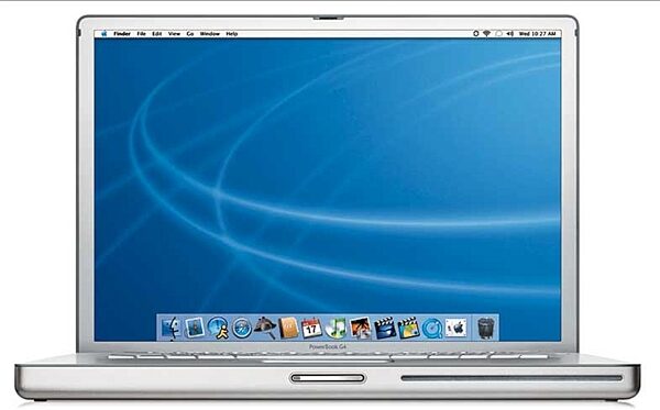 open zoom image for Apple G4 Powerbook Notebook Computer with Combo Drive (1GHz, 15 in.), Main