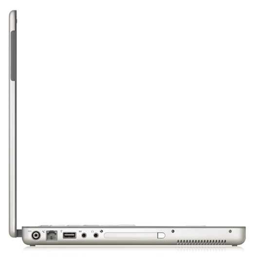 open zoom image for Apple G4 Powerbook Notebook Computer with Combo Drive (1GHz, 15 in.), Side